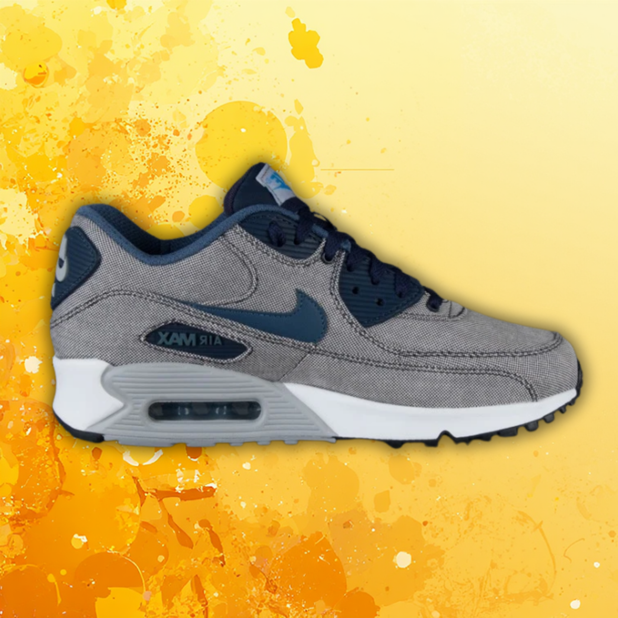 Nike Air Max 90 Premium – Obsidian / New Slate