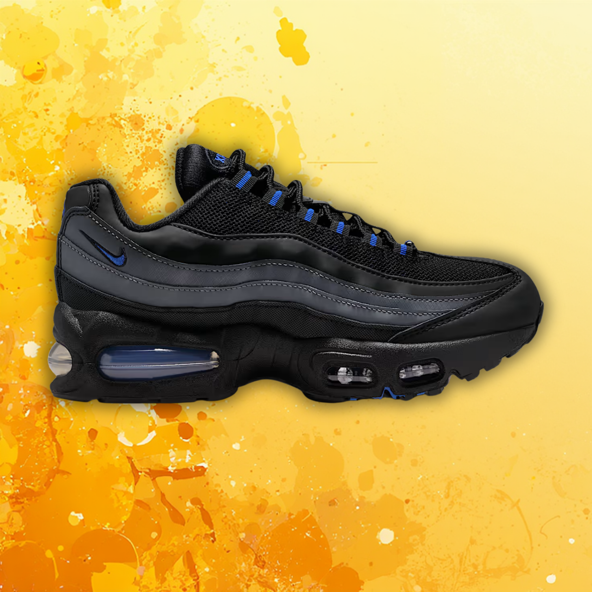 Nike Air Max 95 – Black / Blue Big Bubble