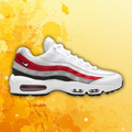 Nike Air Max 95 Essential – Blanco / Rojo / Negro
