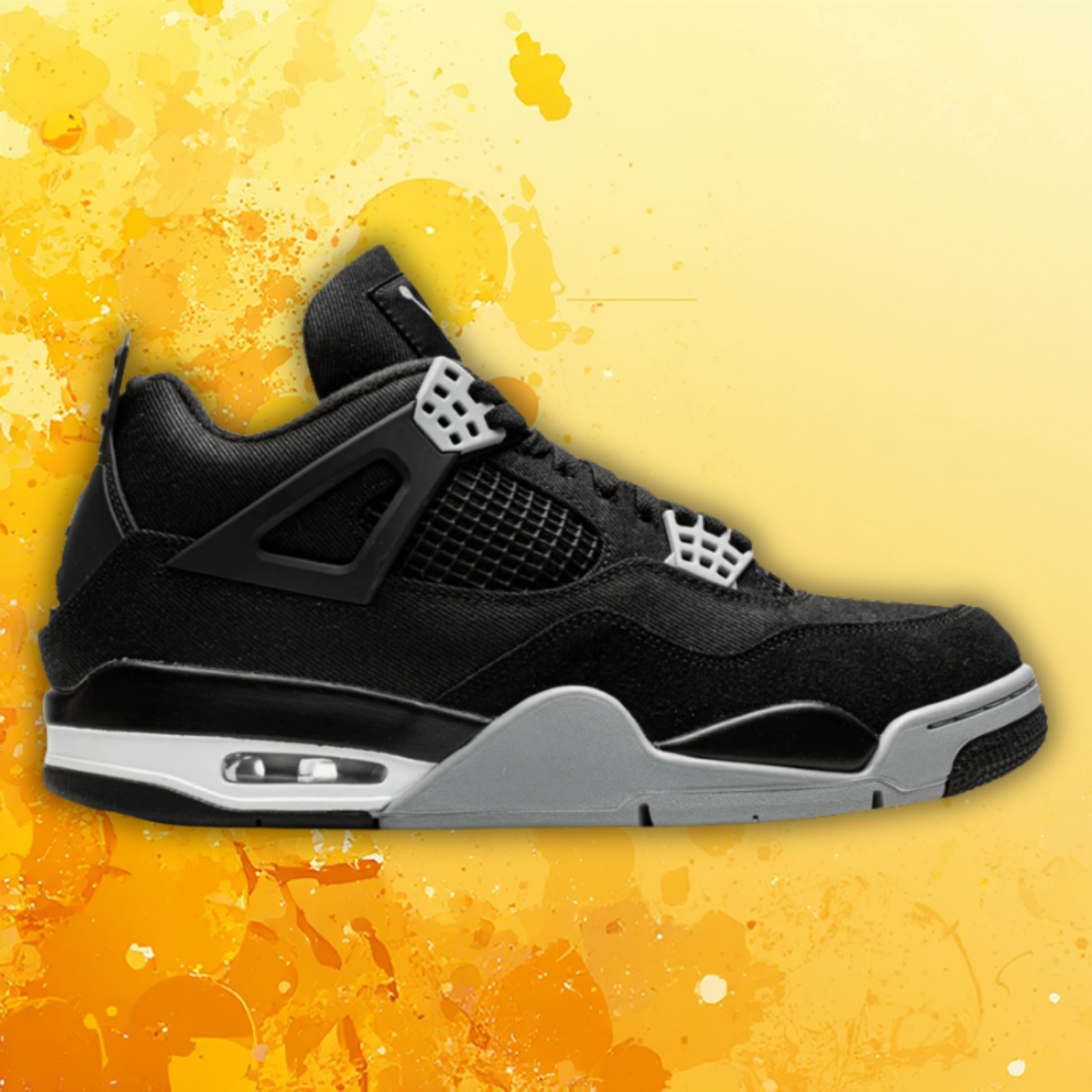 Air Jordan 4 Retro SE Black Canvas