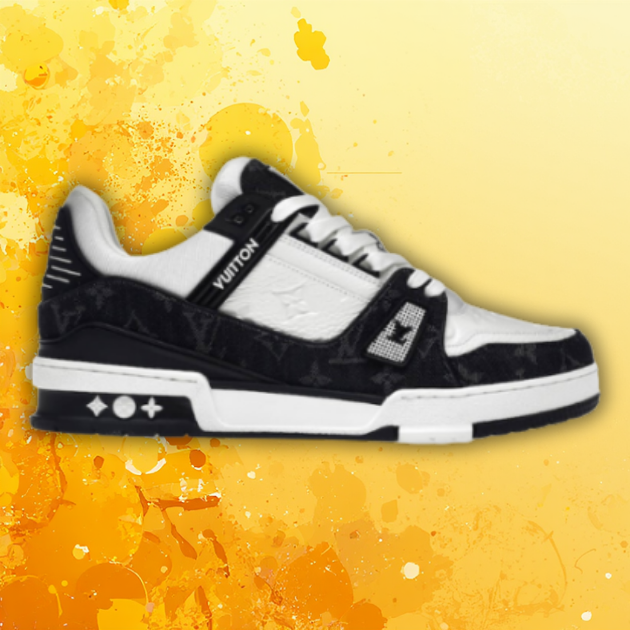 Louis Vuitton LV Trainer – Blanco / Negro